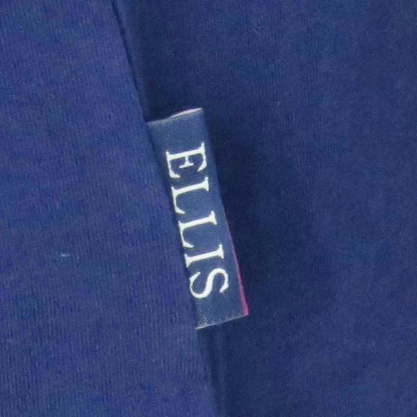 Classic England Rugby T-Shirt Triple Blue Navy Side Tab