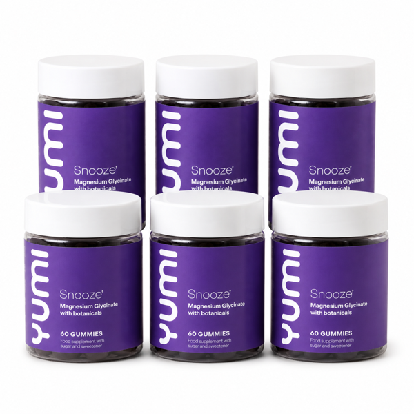 Yumi Nutrition Snooze Magnesium Glycinate Gummies, 60 Blueberry Flavour