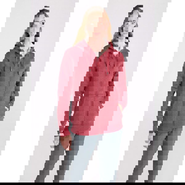 Mountain Warehouse Women's Dalton Sherpa Lined Full Zip Hoodie - Rust