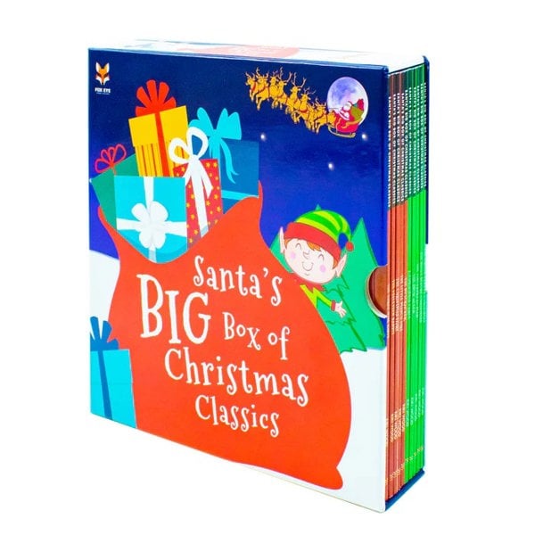 Santa's Christmas Classics 10 Book Collection A Christmas Carol, The Twelve Days of Christmas & More