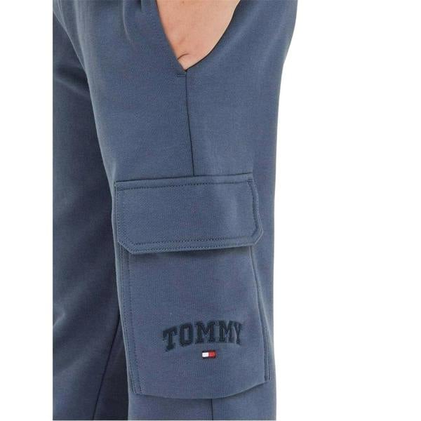 Tommy Hilfiger Childrens/Kids Logo Cargo Jogging Bottoms - Aegean Sea - 