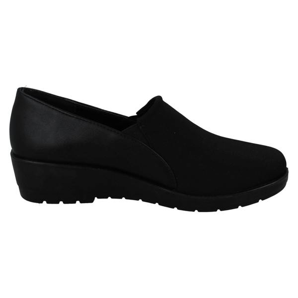 Eaze Ladies Eaze Mid Wedge Casual Shoes F90065