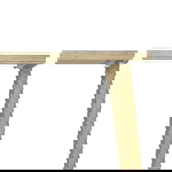 Furniture To Go Oslo Desk 2 Drawer in White and Oak