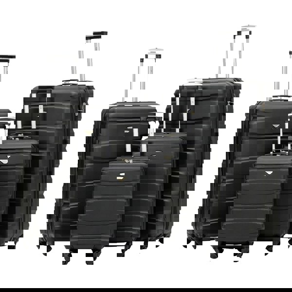 Flight Knight Set of 4 Hard Suitcases Cabin & Hold Luggage - EasyJet, British Airways, Ryanair, Jet2