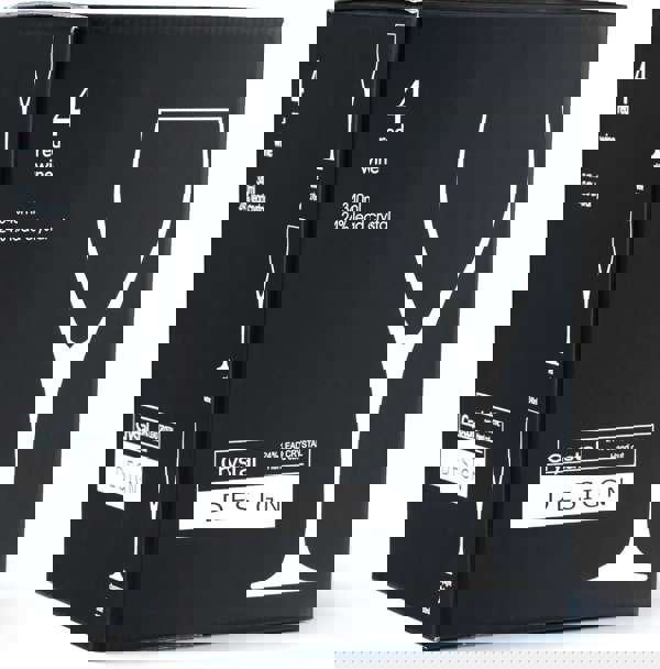 Diamante Hand Cut Jasper Premium 24% Lead Crystal Wine Glasses Set of 4 - Set of 2