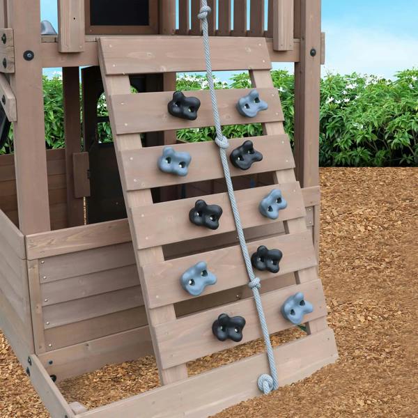 Driftwood Cove Wooden Climbing Frame Active Kids 9