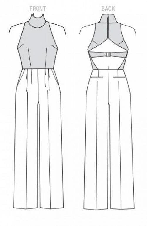 Vogue Sewing Pattern 1524, Jumpsuits for Women, 14-16-18-20-22 - Advanced