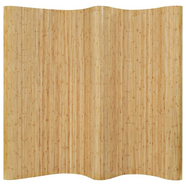 Berkfield Room Divider Bamboo 250x165 cm Natural