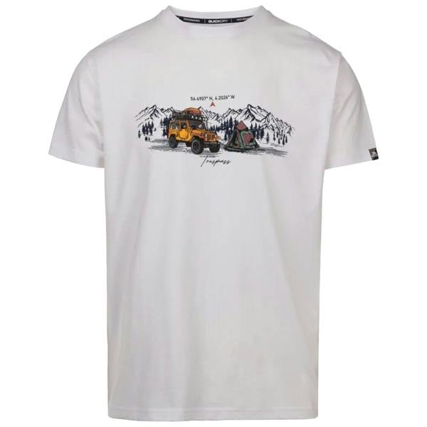 Trespass Mens Horton T-Shirt - White