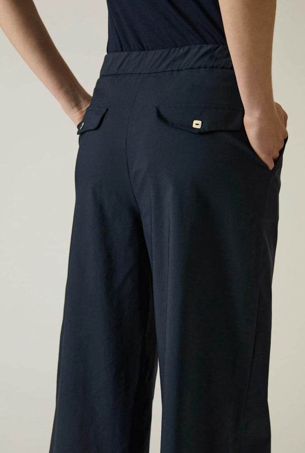James Lakeland Cotton Navy Trousers