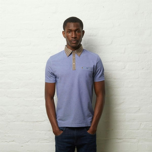 Gabicci V54GX19 Mens Laleham Jersey Polo Shirt Gabicci Vintage - SAPPHIRE
