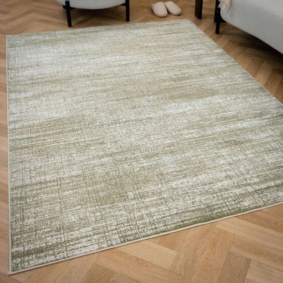 The Rugs Montana Abstract Cream Green Rug | 3800