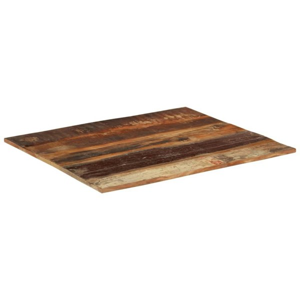 Berkfield Rectangular Table Top 70x80 cm 15-16 mm Solid Reclaimed Wood