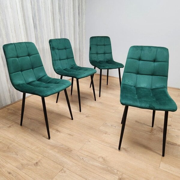 Kosy Koala Dining Chairs set of 4 velvet green kitchen chairs