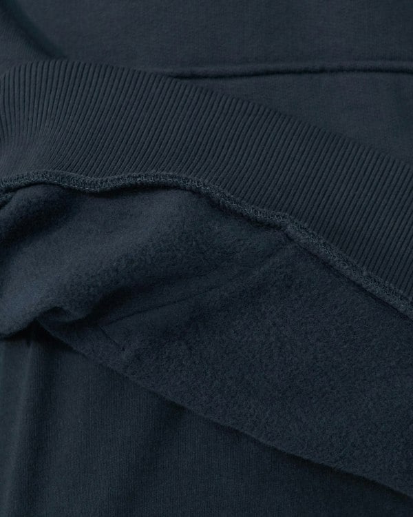 Fjallraven Logo Mens Hoodie - Dark Navy 555