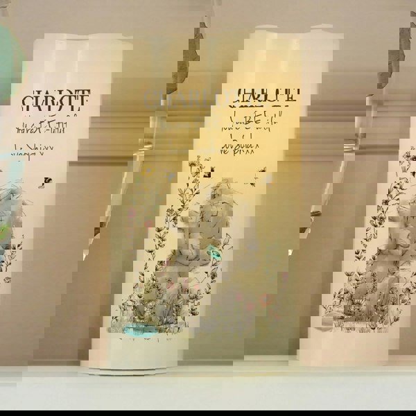 Personalised Memento Company Personalised Me to You Floral LED Candle