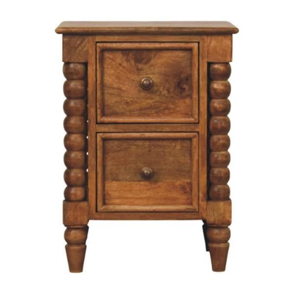 Artisan Furniture Barley Twist 2-Drawer Bedside