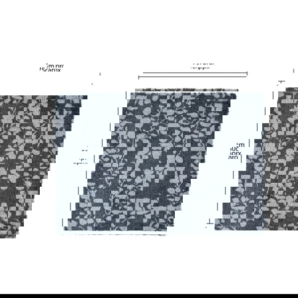 JVL Mega Mat Machine Washable Entrance Runner and Doormat Set, Branches