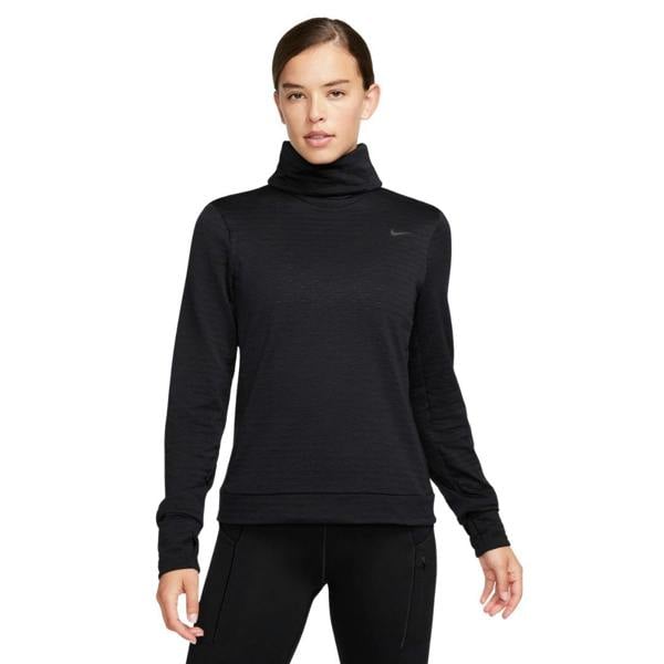 Nike Women's Swift Element Therma-FIT Turtleneck Black Running Top XS