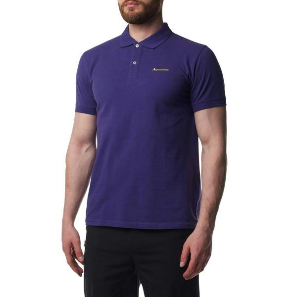 Aquascutum Mens Active Cotton Dri-FIT Polo Shirt - Striking Purple - 