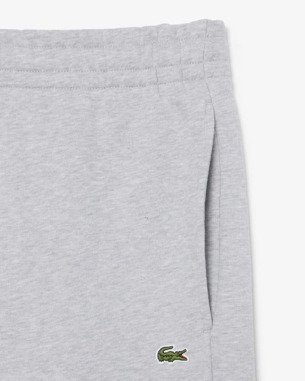 Lacoste Regular Fit Mens Fleece Shorts - Silver Chine CCA | CHO | Designer Mens Sweatshorts