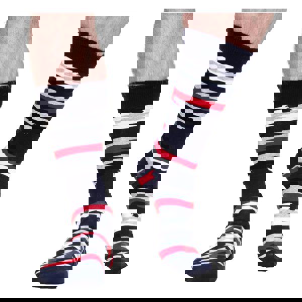 Jemsox 5-Pack Multi Stripe Socks – Organic Cotton Crew