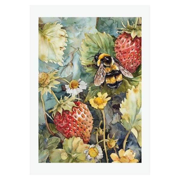 Kinder Valley Bee Kind Four Pack Of A3 Poster Prints