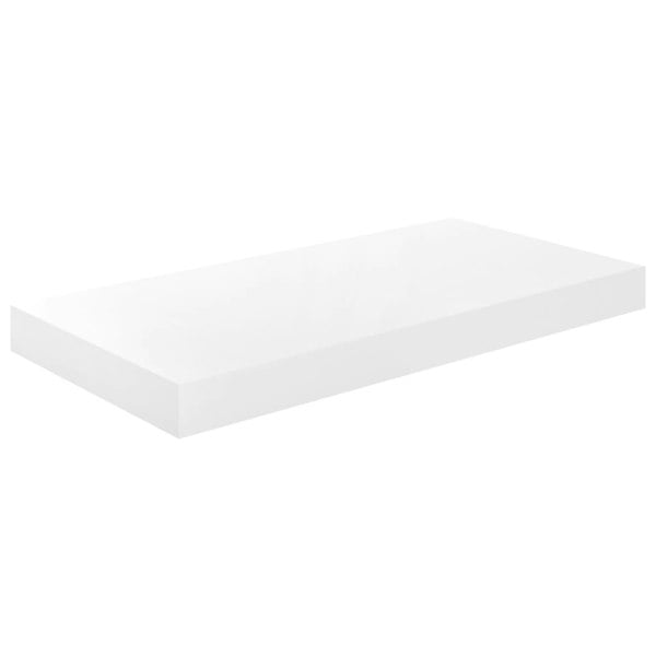 Berkfield Floating Wall Shelves 4 pcs High Gloss White 50x23x3.8 cm MDF