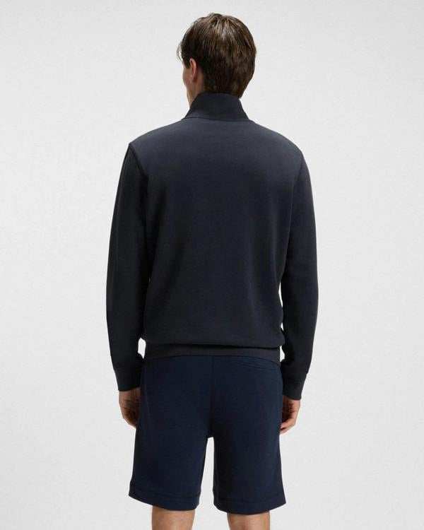 BOSS Orange Zestart Mens Full Zip Sweatshirt - Dark Blue 404