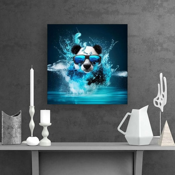 Warren Reed Panda Splashart Water Canvas