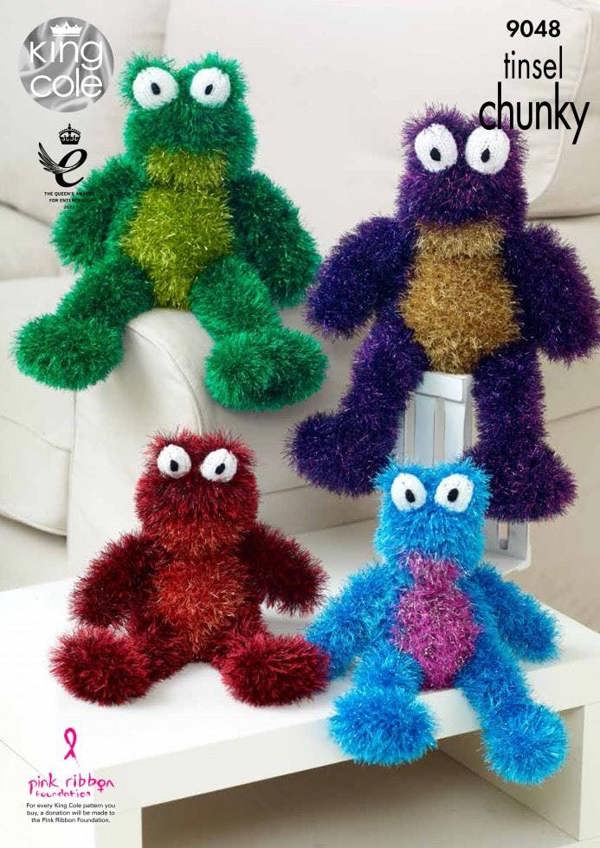 King Cole Tinsel Knitting Pattern 9048, Toys - Advanced