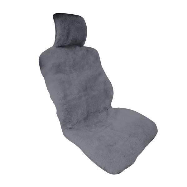 Eastern Counties Leather Sheepskin Car Seat Cover - Grey - 
