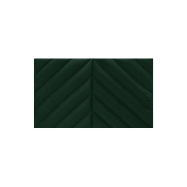 Rose Super King Headboard - Bottle Green