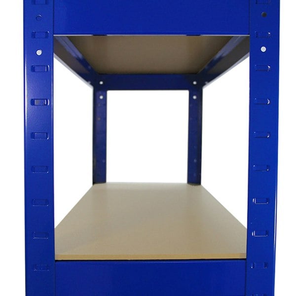 Monster Racking T-Rax Heavy Duty Shelving Units - Blue (75cm W, 30cm D) Set of 4