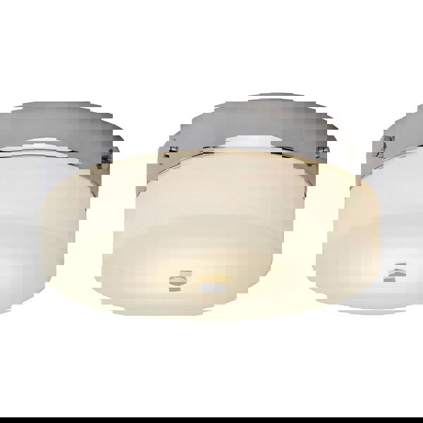 1 Bulb Flush Light Low Ceiling Polished Chrome LED GX53 9W Bulb Loops