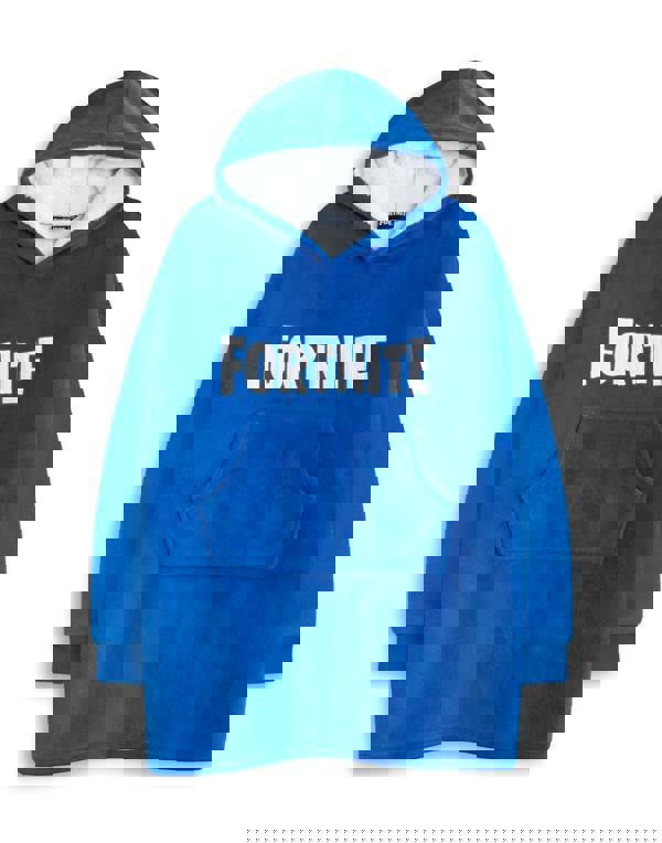 Fortnite Unisex Kids Blue Character Blanket Hoodie (One Size)