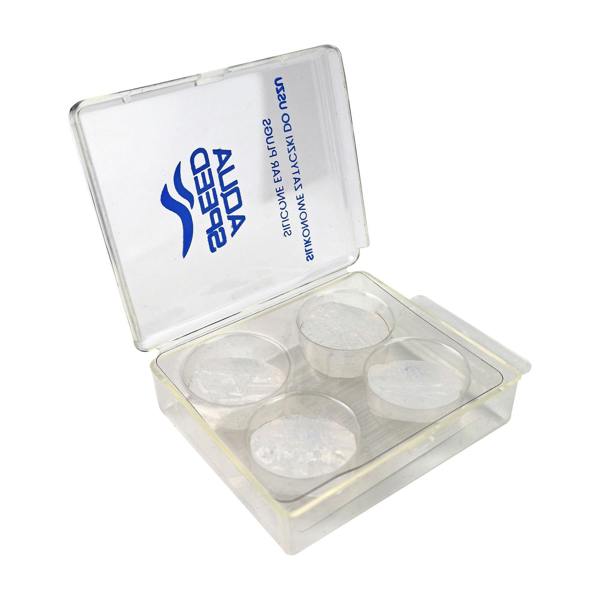 Aqua Speed Unisex Soft Silicone Swimming Earplugs | Reusable Earplugs with Case Included