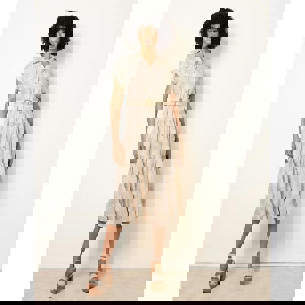 Blue Vanilla Paisley Print Dress