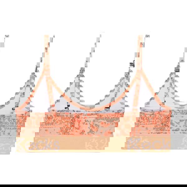 Kecks Peach Paisley Lounge Bralette