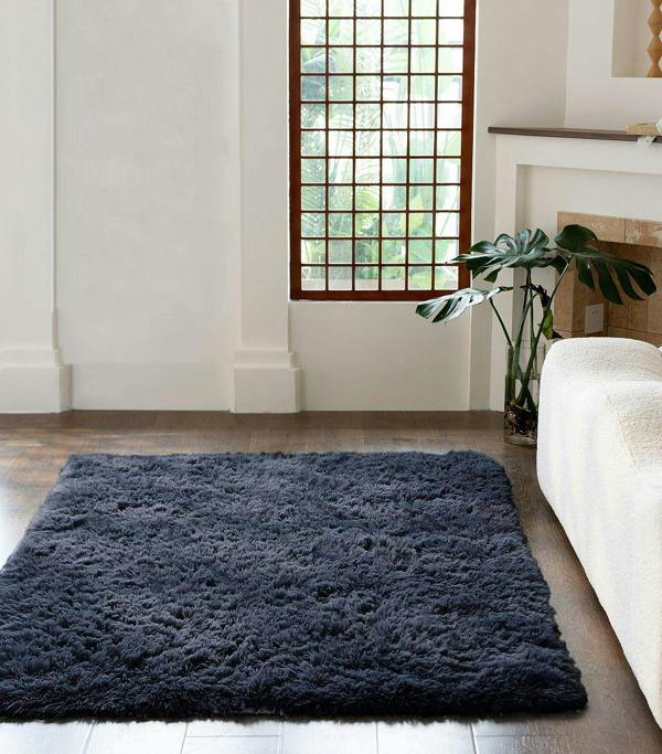 Cuddle Charcoal Rug 80x150cm