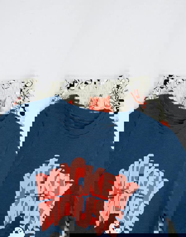 Disney Boys Blue Mickey Mouse Long Sleeve Long Leg Pyjama Set