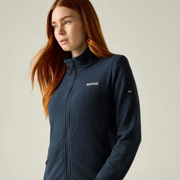 Regatta Womens/Ladies Harrow Fleece Jacket - Navy Solid - 