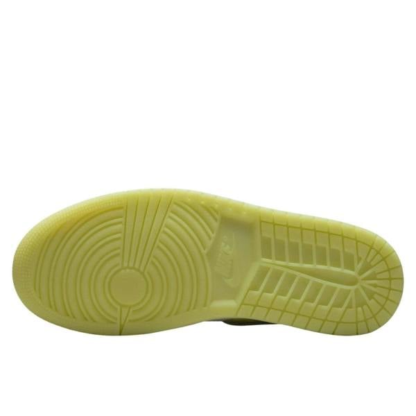 Air Jordan 1 Low Method of Make V3 Sail Luminous Green Womens Trainers UK 4