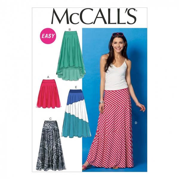 McCalls 6966 Paper Sewing Pattern – Women's Skirt, Easy