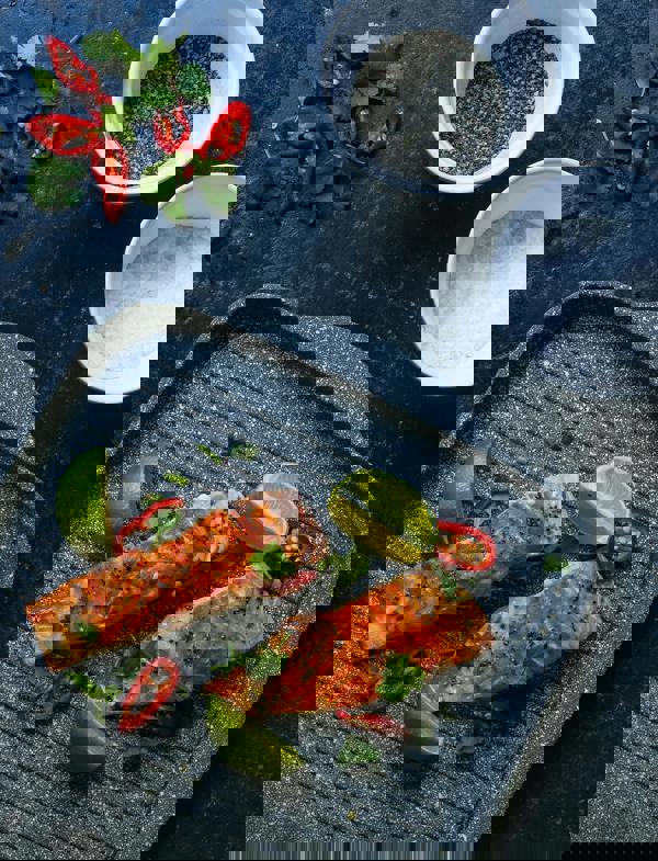 MasterClass Cast Aluminium 51cm Dual Griddle Tray