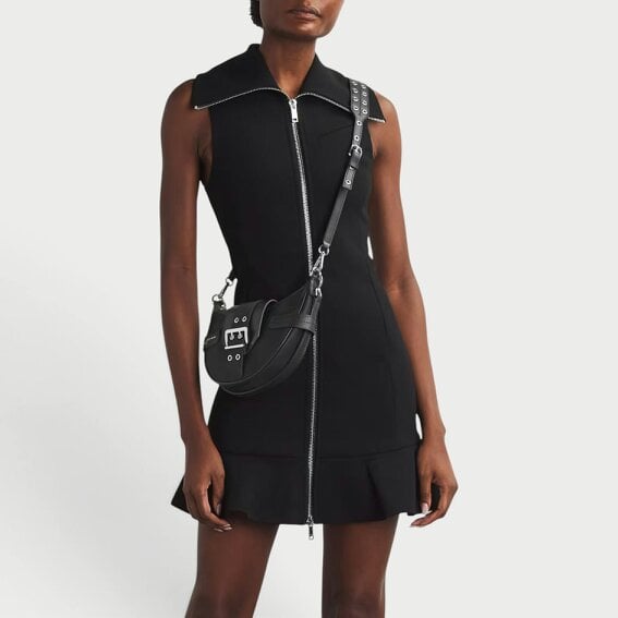 GANNI Small Bucky Cross-Body Bag Black