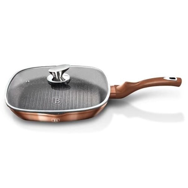 Berlinger Haus Premium BH/1610N 28cm Grill Pan - Rose Gold Elegance