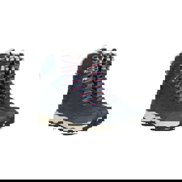 Mountain Warehouse Womens Tundra Leather Snow Boots - Navy