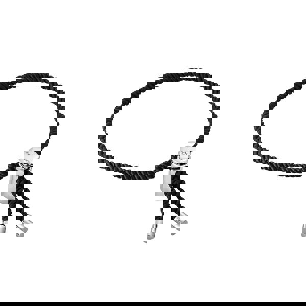 Kennett Vilamoura Adjustable Cord Toggle Bracelet – Rhodium Plated Stainless Steel & Nylon Kennett Great Britain