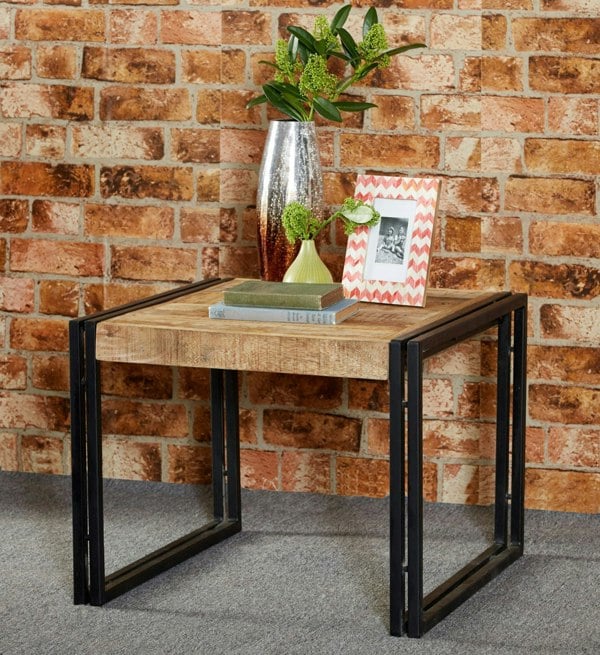 IH Design Herica Industrial Mintis Coffee Table wood and Metal